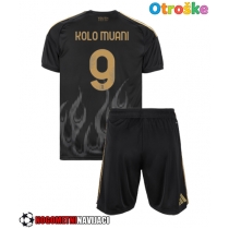 Otroške Nogometnih dresov Juventus Randal Kolo Muani #9 Tretji 2026-27 Kratki rokavi (+ hlače)